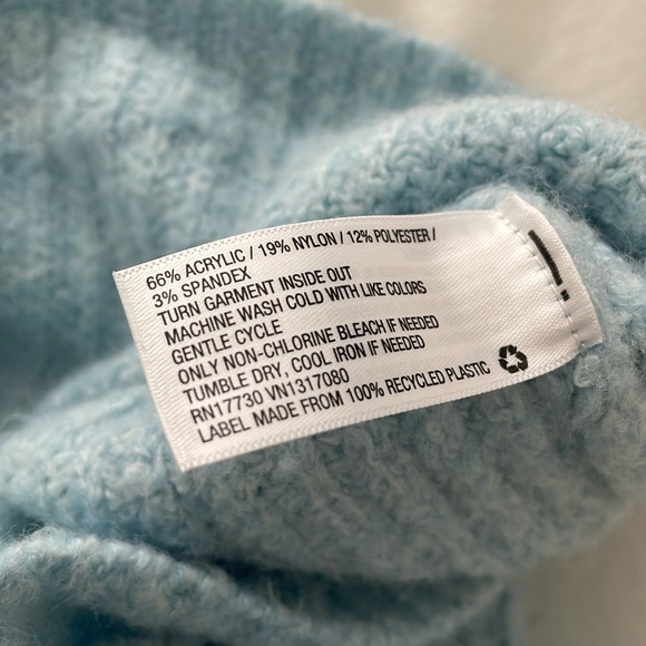 A New Day Blue Puff Sleeve Sweater - Picture 4 of 4